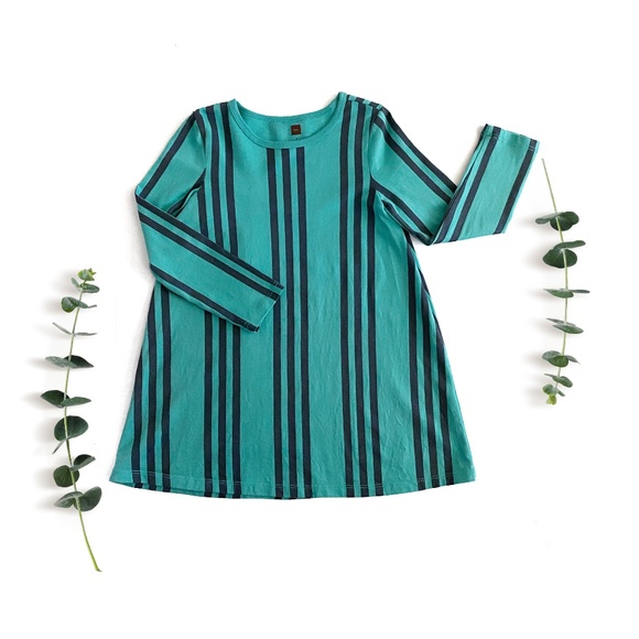 Tea Collection Printed Side Pleat Dress - Picture 1 of 5